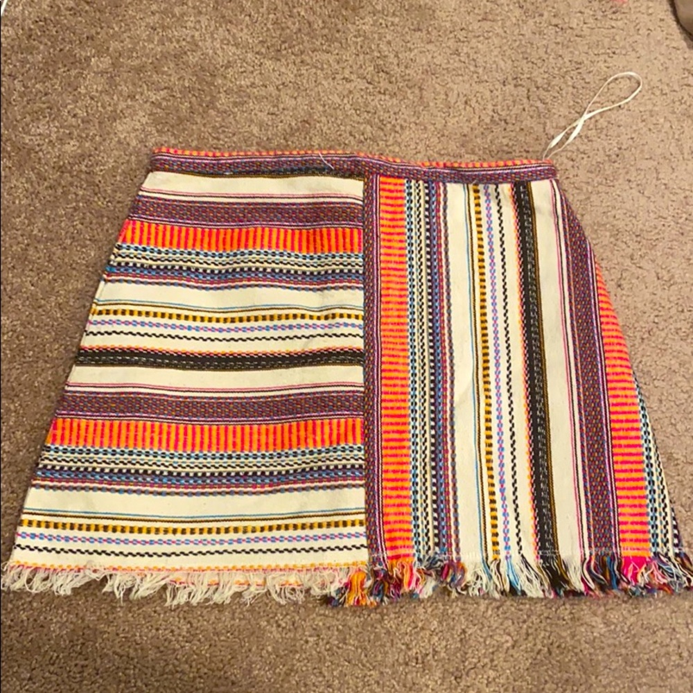 Bohemian stitched skirt